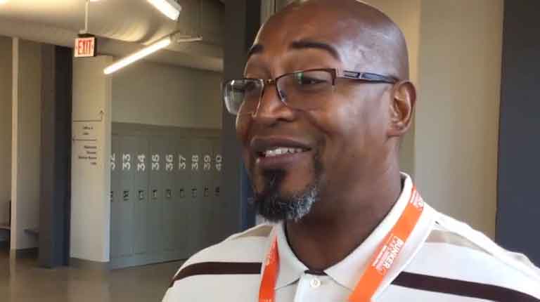 Freezeframe of a local veteran