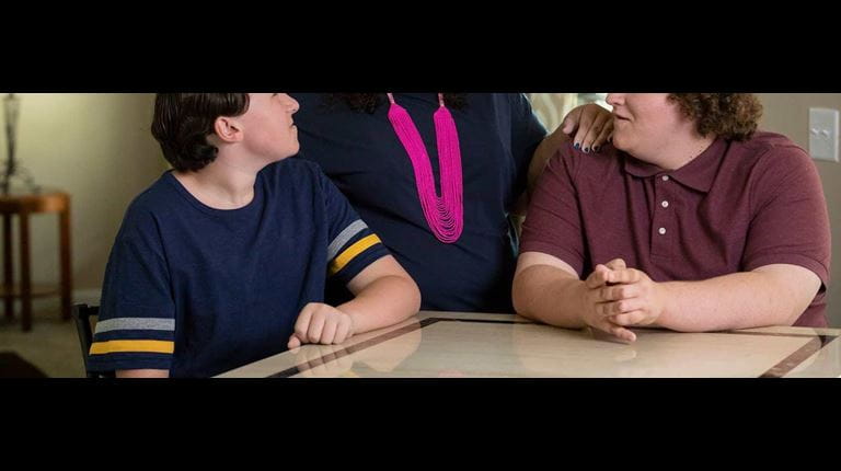 Machalle Pecoraro et sa famille